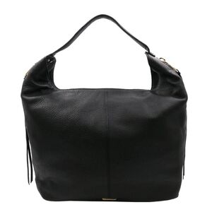 NWT Rebecca Minkoff Double Zip (sides) Leather Hobo Shoulder Bag, Black